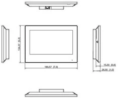 Dahua VTH2622G-W domofono monitorius