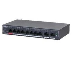Šakotuvas Dahua SG4010P valdomas jungiklis 2x Uplink, 8x PoE