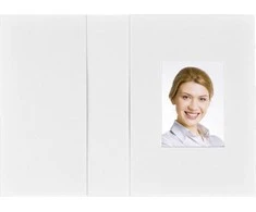 Daiber Portretas, baltas matinis, 31x42 mm, 100 vienetų (1011)
