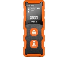 Neo Tools Dalmierz Lazerinis atstumo ieškiklis, veikimo nuotolis 20 m