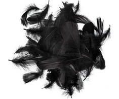 Dallprint Plunksnos 5-12cm 10g, juodos