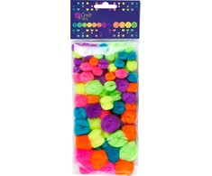 Dallprint Akriliniai neon sp.burbuliukai 78vnt.
