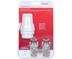 Danfoss 2 vnt. rinkinys – RAE/RLV-KS 1/2 tiesus (lizdinė pakuotė) (DWZ)
