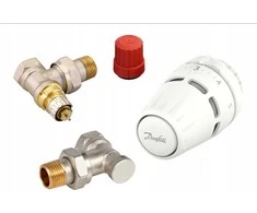 Danfoss 3 dalių rinkinys Regus RA veržlė +RA-N+RLV-S 15 kampas