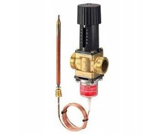 Danfoss AVTB20 su movine jungtimi, 3/4" vidinis sriegis, jutiklis Ø9,5x155 mm - nustatymo diapazonas nuo 30 iki 100 laipsnių su kvs 3,4.