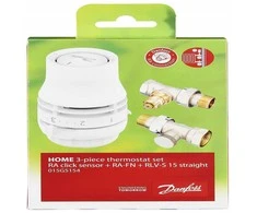 Danfoss Dėžutės komplektas 3 elementai 1/2 tiesūs RA-FN 15 S + RLV-S + REDIAclick (S)