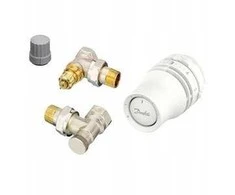 Danfoss Dėžutės komplektas 3 elementai 1/2 kampinis RA-FN 15 A + RLV-S + REDIA click (S)