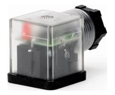 Danfoss Kištukas 2+PE 16A 230V AC/DC M20 IP65 su LED BB ritėms 042N0265