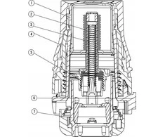 Redia™ sensors vecajiem Danfoss RTD-N vārstiem.Iebūvēts sensors, 8 °C - 28 °C, RTD