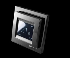 Danfoss Termostatas Devi Devireg, Touch, juoda