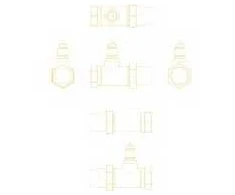 Danfoss Tietis termostatinis vožtuvas 1 / 2 "(013G3904)