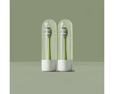 Dantų šepetėlis Antgalis Dental Equipment 2 vnt. Originali galvutė soniniam šepetėliui Jimok R1 Matcha Žalias
