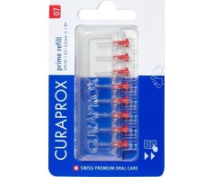 Curaprox tarpdančių valikliai - Patarimas PRIME CPS07 Raudona 8 vnt.