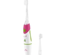 ETA | SONETIC Dantų šepetėlis | ETA071090010 | Baterija operated | For kids | Šepetėlių skaičius galvutės įeina 2 | Number of teeth brushing modes Does not apply | Sonic technology | Baltas/ pink