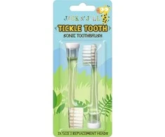 Jack N 'Jill antgalis, Sonic dantų šepetėlio keičiamoji galvutė Tickle ToOth, 2 vnt.