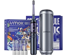 Dantų šepetėlis Šepetėlis Jimok Jimok J6 Capsule Mėlyna Sonic šepetėlis + 4 antgaliai