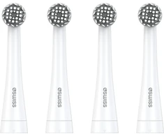 Dantų šepetėlis 4Swiss ST216 Electrosonic Care+ rotacinio šepetėlio galvutės, 4 vnt., baltos (5906496181788)