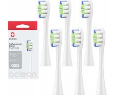 Oclean Professional Clean šepetėlio galvutė P1C1 W06 6vnt Baltas (Baltas)