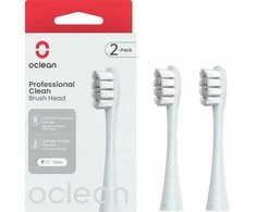 Dantų šepetėlis Oclean Professional Clean Šepetėlio galvutė P1C9 Sidabrinis 2pcs (Sidabrinis)