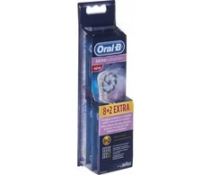 Dantų šepetėlio antgaliai Braun Oral-B Sensi Labai labai ploni EB6082 10 vnt Balta