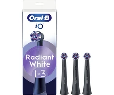 Końcówka Oral-B iO Radiant Baltas Juodas antgaliai wymienne 3 vnt., juoda