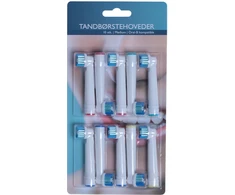 Dantų šepetėlis Lakuda Aps Końcówka Oral-B Šepetėlių antgaliai do np. Vitality, Pro i innych 10 vnt. (100054869)