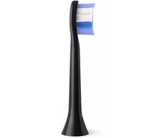 „Philips Sonicare Jautrus“ dantų šepetėlis, juodas, 8 vnt.