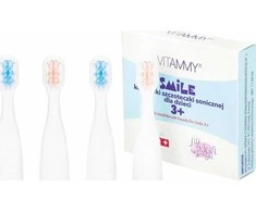 Vitammy VITAMMY SMILE Mini + 4 vnt. Sonic dantų šepetėlių galvutės vaikams 3 +