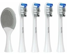 Dantų šepetėlio galvučių rinkinys Lovio SonicProtect PRO, 5 vnt., baltas