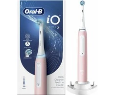 Oral-B | Elektrinis dantų šepetėlis | iO3 Series | Įkraunamas | Suaugusiems | Šepetėlių skaičius galvutės įeina 1 | Number of teeth brushing modes 3 | Blush Rožinė