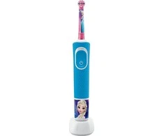 Oral-B Elektrinis dantų šepetėlis D100 Vitality Frozen Įkraunamas For children Šepetėlių skaičius galvutės įeina 1 Number of teeth brushing modes 2 Mėlyna