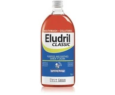 ELUDRIL Classic burnos skalavimo skystis, 1000 ml