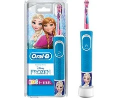 Oral-B Elektrinis dantų šepetėlis D100 Vitality Frozen Įkraunamas For children Šepetėlių skaičius galvutės įeina 1 Number of teeth brushing modes 2 Mėlyna