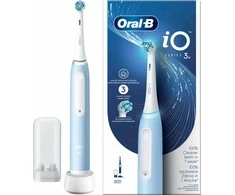 Oral-B Elektrinis dantų šepetėlis | iO3N | Įkraunamas | Suaugusiems | Šepetėlių skaičius galvutės įeina 1 | Number of teeth brushing modes 3 | Ice Mėlyna