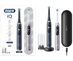 Dantų šepetėlis ORALB Šepetėlis Oral-B iOM9D.2J2.2AD Duo Pack Juodas Onyx/ Rose