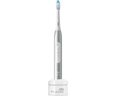 Braun Oral-B Pulsonic Slim Luxe 4000, Suaugusiesiems, Sonic dantų šepetėlis, Kasdienė priežiūra, Jautrus, Balinimas, 62 000 judesių per minutę, Platinum, 2 min.