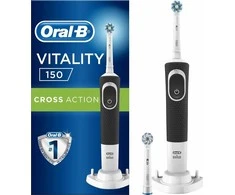 Elektrinis dantų šepetėlis Braun Oral-B Vitality D150, juodas