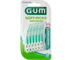 "Gum® Soft-Picks Advanced" tarpdančių valymo priemonė 30 vnt