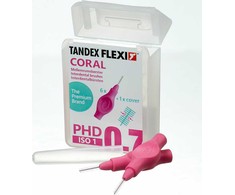 Tandex Tandex (6 vnt) FlexI Micro Fine Coral dantų šepetys (rožinė)