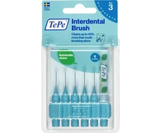 TePe Original tarpdančių šepetėliai 0,6mm Mėlyna 6 vnt.
