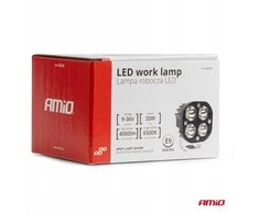 Amio LED Darbinė lempa AWL63, 20W 6500K 4000lm 9-36V