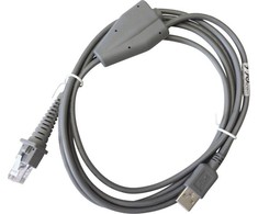 „Datalogic“ kabelis, USB, A tipas, pasirenkama maitinimo USB klaviatūra, USB COM režimas, tiesus, CAB-412, 6 pėd.