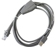 „Datalogic“ kabelis, USB, A tipas, pasirenkama maitinimo USB klaviatūra, USB COM režimas, tiesus, CAB-412, 6 pėd.