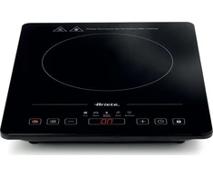 Ariete 1997 Nešiojama vienos indukcinės kaitlentės, stiklo keramikos, 2000 W, 10 galios lygių, laikmatis iki 4 valandų, vaikų apsauga, 5 programos, juoda