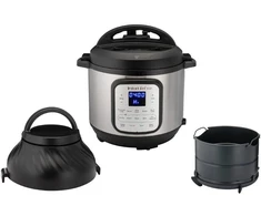 Instant Pot elektrinis greitpuodis ir oro gruzdintuvė, 5.7 l, 1200 W, nerūdijančio plieno korpusas, 140-0044-01-EU