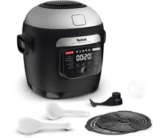 Gruzdintuvė TEFAL Air Fryer and Daugiafunkcinis puodas | MY741CF0 Actifry | Power 1334 W | Capacity 6 L | Juodas/Sidabrinis
