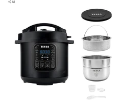 Daugiafunkcinis puodas Tesla EliteCook K70 Ultra Daugiafunkcinis puodas 11 w 1 su aplikacją i programem Low Carb (EPCKK70UBLKPL)