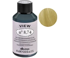 Davines View Demi-Permanent Hair Dye 8.74 Gloss, 60 ml