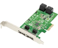 Kontrolierius Dawicontrol PCIE 2, 0 x 2 - 4 x SATA 3 + 2x ESATA (DC-624E)