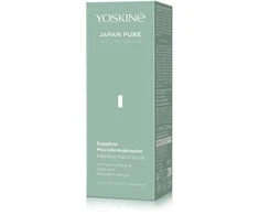 Yoskine Japan Pure Rice Infusion Sapphire Micropeeling Face Scrub veido šveitiklis, 75 ml